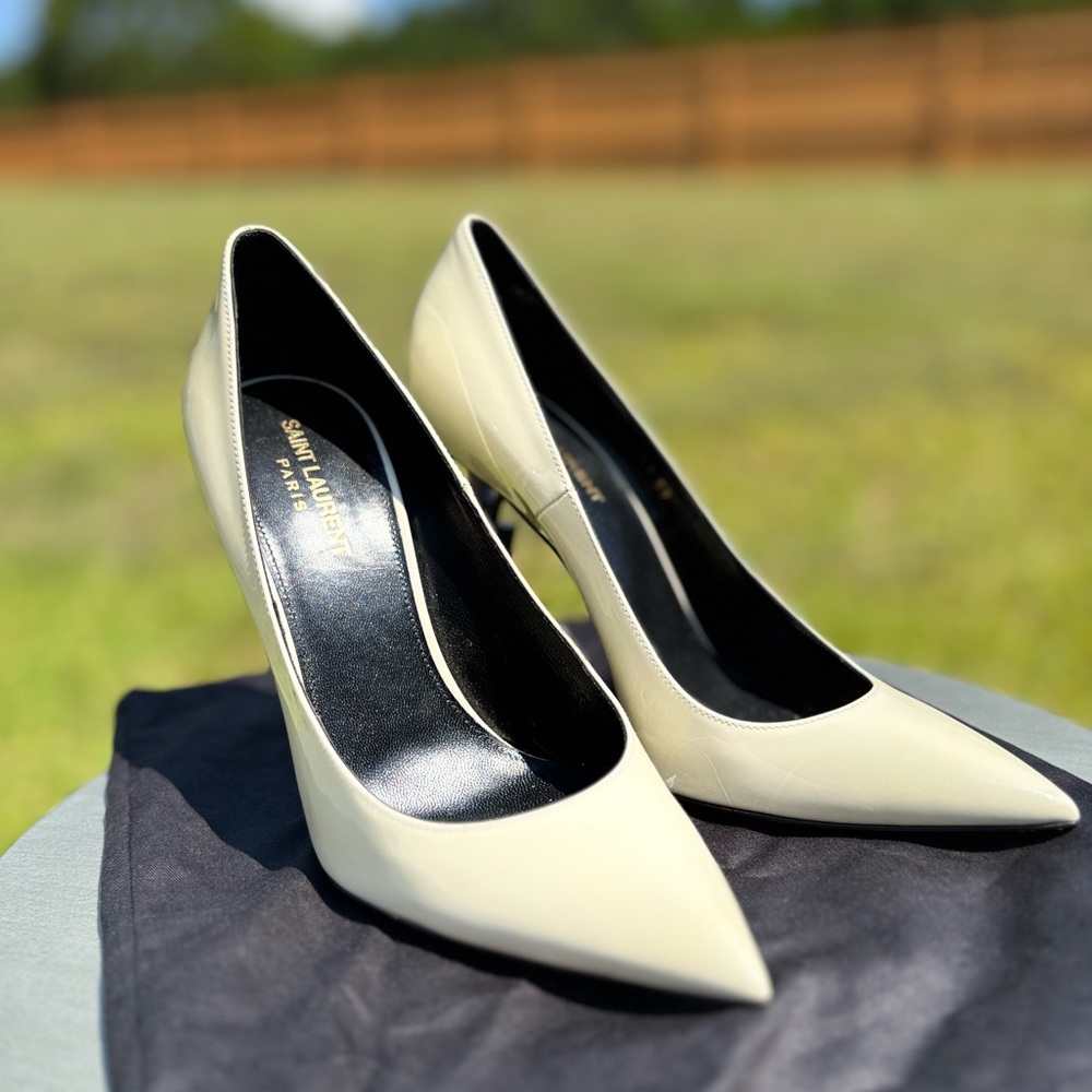 Saint Laurent 110mm Opyum Patent    YSL-Heel Pumps - Picture 2 of 9